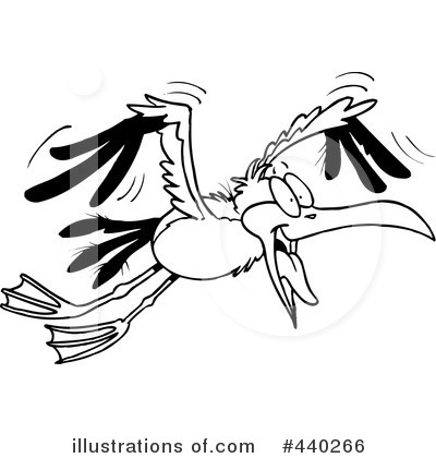 Royalty-Free (RF) Seagull Clipart Illustration by toonaday - Stock Sample #440266