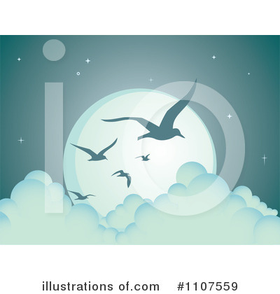 Royalty-Free (RF) Seagulls Clipart Illustration by Amanda Kate - Stock Sample #1107559