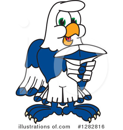 Royalty-Free (RF) Seahawk Clipart Illustration by Mascot Junction - Stock Sample #1282816