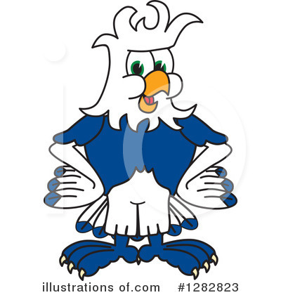 Royalty-Free (RF) Seahawk Clipart Illustration by Mascot Junction - Stock Sample #1282823