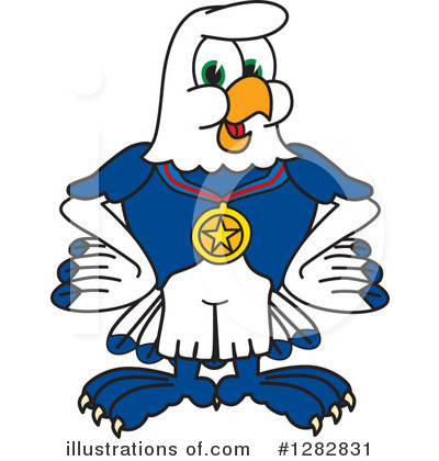 Royalty-Free (RF) Seahawk Clipart Illustration by Mascot Junction - Stock Sample #1282831