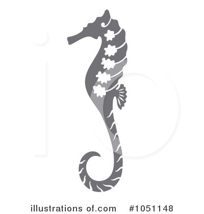 Seahorse Clipart #1051148 by Cherie Reve