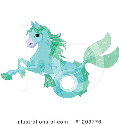 Seahorses Clipart #1203776 by Pushkin
