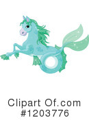 Seahorse Clipart #1203776 by Pushkin