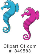 Seahorse Clipart #1349583 by Vector Tradition SM
