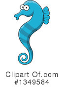 Seahorse Clipart #1349584 by Vector Tradition SM