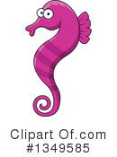 Seahorse Clipart #1349585 by Vector Tradition SM