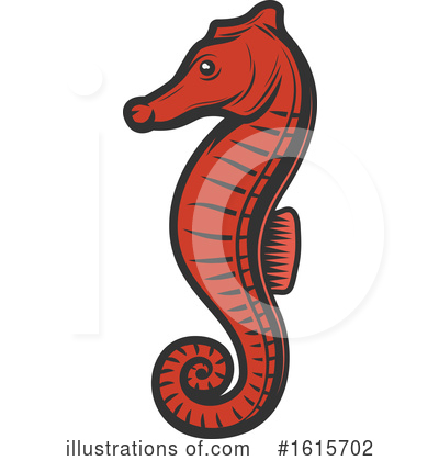Royalty-Free (RF) Seahorse Clipart Illustration by Vector Tradition SM - Stock Sample #1615702