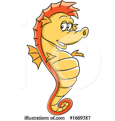 Seahorse Clipart #1669387 by cidepix