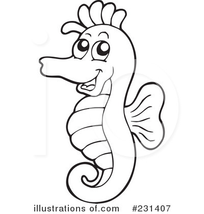 Seahorse Clipart #231407 by visekart