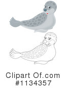 Seal Clipart #1134357 by Alex Bannykh