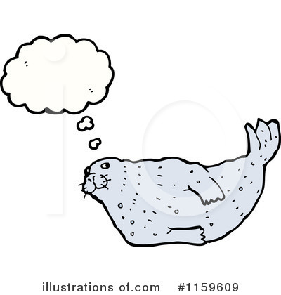 Royalty-Free (RF) Seal Clipart Illustration by lineartestpilot - Stock Sample #1159609