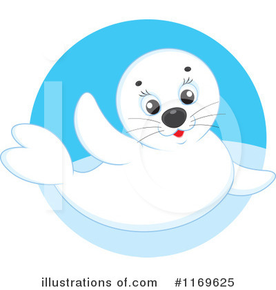 Royalty-Free (RF) Seal Clipart Illustration by Alex Bannykh - Stock Sample #1169625