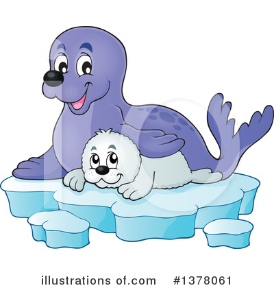 Royalty-Free (RF) Seal Clipart Illustration by visekart - Stock Sample #1378061