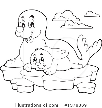 Royalty-Free (RF) Seal Clipart Illustration by visekart - Stock Sample #1378069