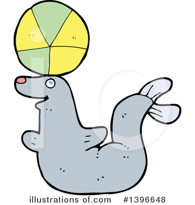 Royalty-Free (RF) Seal Clipart Illustration by lineartestpilot - Stock Sample #1396648