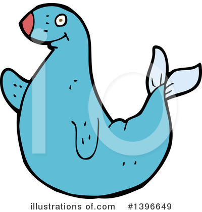 Royalty-Free (RF) Seal Clipart Illustration by lineartestpilot - Stock Sample #1396649