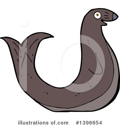 Sea Lion Clipart #1396654 by lineartestpilot