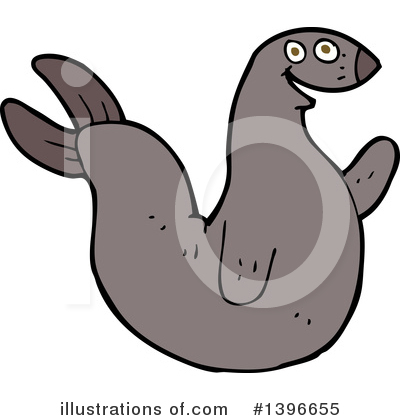 Sea Lion Clipart #1396655 by lineartestpilot