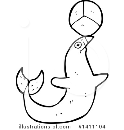 Seal Clipart #1411104 by lineartestpilot