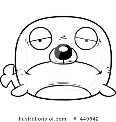 Royalty-Free (RF) Seal Clipart Illustration by Cory Thoman - Stock Sample #1449642