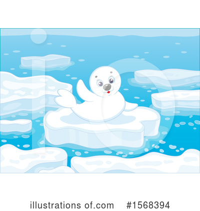 Seal Pup Clipart #1568394 by Alex Bannykh