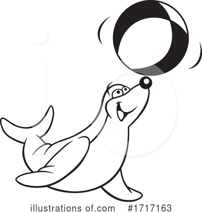 Seal Clipart #1717163 by Johnny Sajem