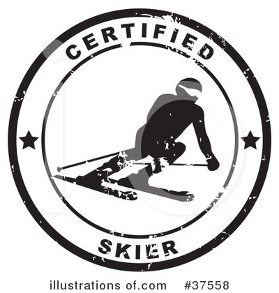 Skiing Clipart #37558 by Eugene