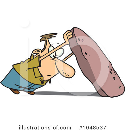 Royalty-Free (RF) Searching Clipart Illustration by toonaday - Stock Sample #1048537