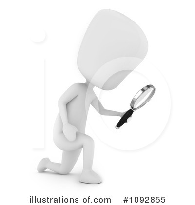 Royalty-Free (RF) Searching Clipart Illustration by BNP Design Studio - Stock Sample #1092855
