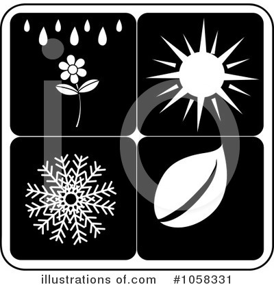 Royalty-Free (RF) Seasons Clipart Illustration by Pams Clipart - Stock Sample #1058331