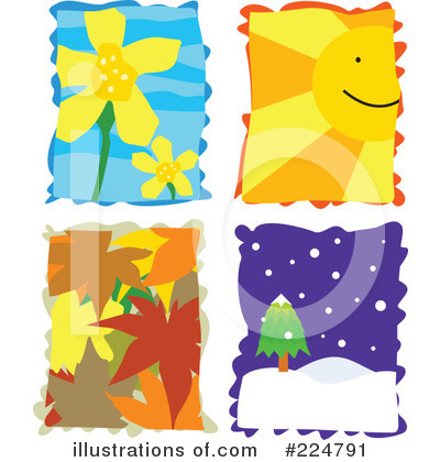 Royalty-Free (RF) Seasons Clipart Illustration by Prawny - Stock Sample #224791