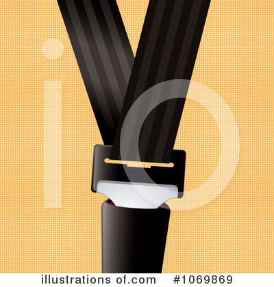 Royalty-Free (RF) Seat Belt Clipart Illustration by michaeltravers - Stock Sample #1069869