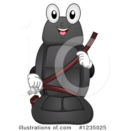 Royalty-Free (RF) Seat Belt Clipart Illustration by BNP Design Studio - Stock Sample #1235025
