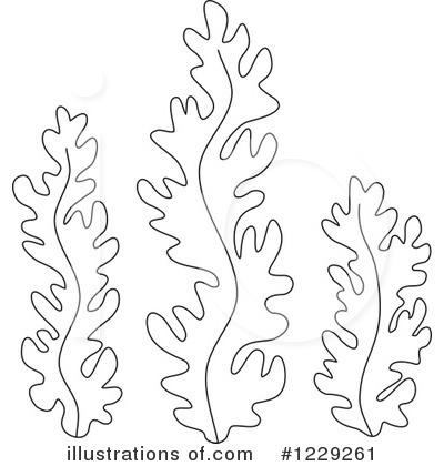 Royalty-Free (RF) Seaweed Clipart Illustration by Alex Bannykh - Stock Sample #1229261