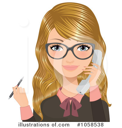 Telephone Clipart #1058538 by Melisende Vector