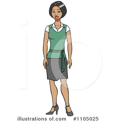 Secretary Clipart #1105025 by Cartoon Solutions