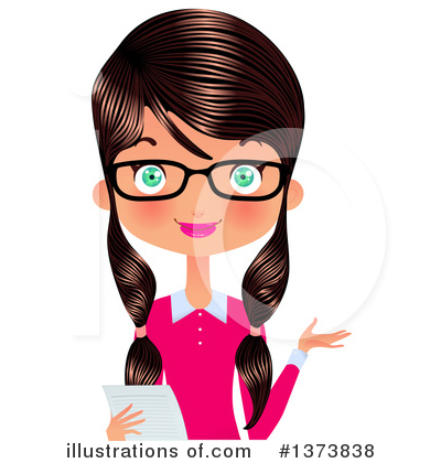 Receptionist Clipart #1373838 by Melisende Vector