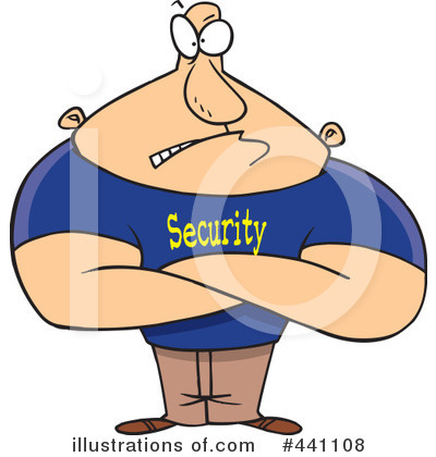 Royalty-Free (RF) Security Clipart Illustration by toonaday - Stock Sample #441108