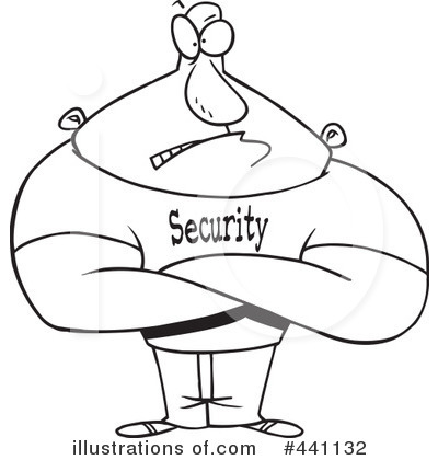 Royalty-Free (RF) Security Clipart Illustration by toonaday - Stock Sample #441132
