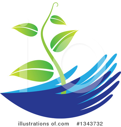 Royalty-Free (RF) Seedling Clipart Illustration by ColorMagic - Stock Sample #1343732