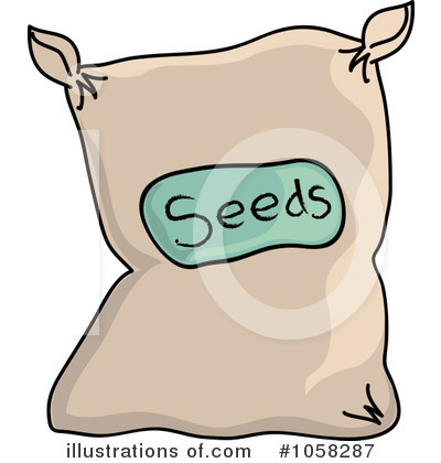Royalty-Free (RF) Seeds Clipart Illustration by Pams Clipart - Stock Sample #1058287