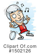 Senior Caucasian Woman Clipart #1502126 by Cory Thoman