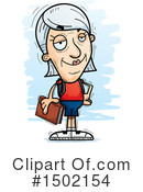 Senior Caucasian Woman Clipart #1502154 by Cory Thoman