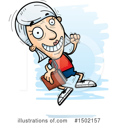 Royalty-Free (RF) Senior Caucasian Woman Clipart Illustration by Cory Thoman - Stock Sample #1502157