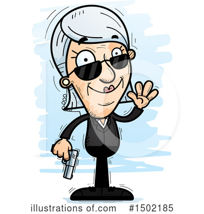 Royalty-Free (RF) Senior Caucasian Woman Clipart Illustration by Cory Thoman - Stock Sample #1502185