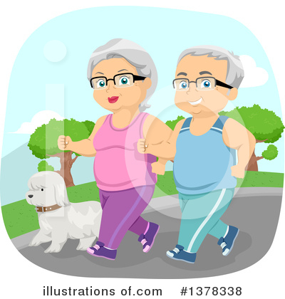 Senior Couple Clipart #1378338 by BNP Design Studio