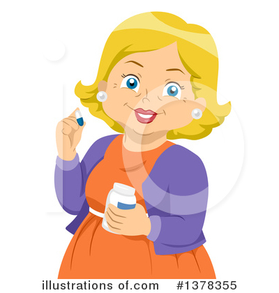 Senior Woman Clipart #1378355 by BNP Design Studio