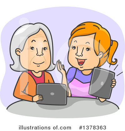 Old Woman Clipart #1378363 by BNP Design Studio