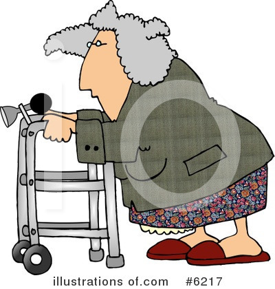 Royalty-Free (RF) Senior Clipart Illustration by djart - Stock Sample #6217